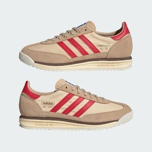 Men's adidas SL 72 RS  Magic Beige/Pure Ruby/Sand Strata  JS0749 Sz 10